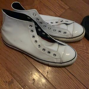 Converse high stops